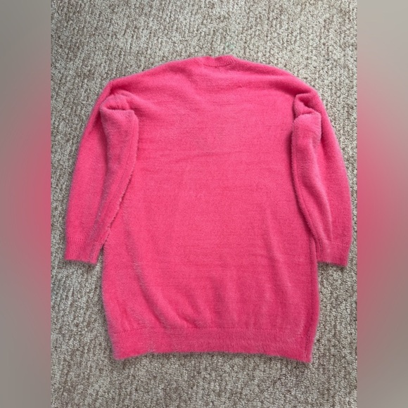 Say What Pink Heart Sweater Size Medium. - Picture 8 of 11